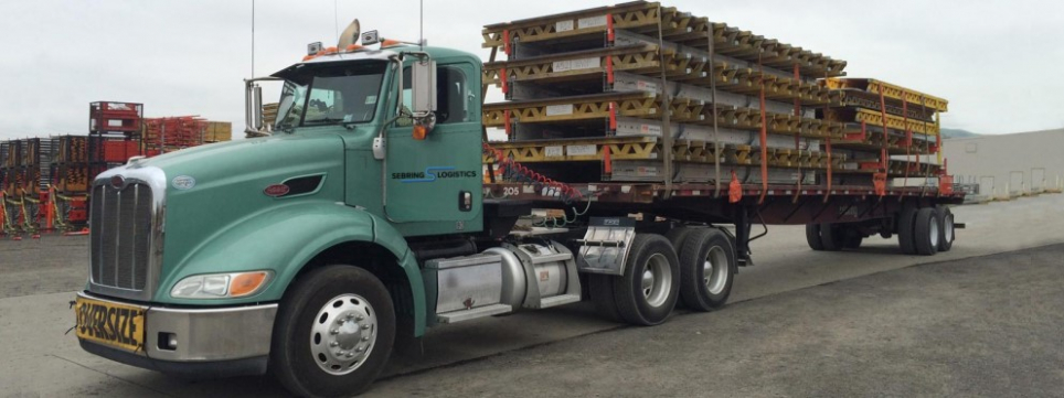 Large truck with Sebring Logo